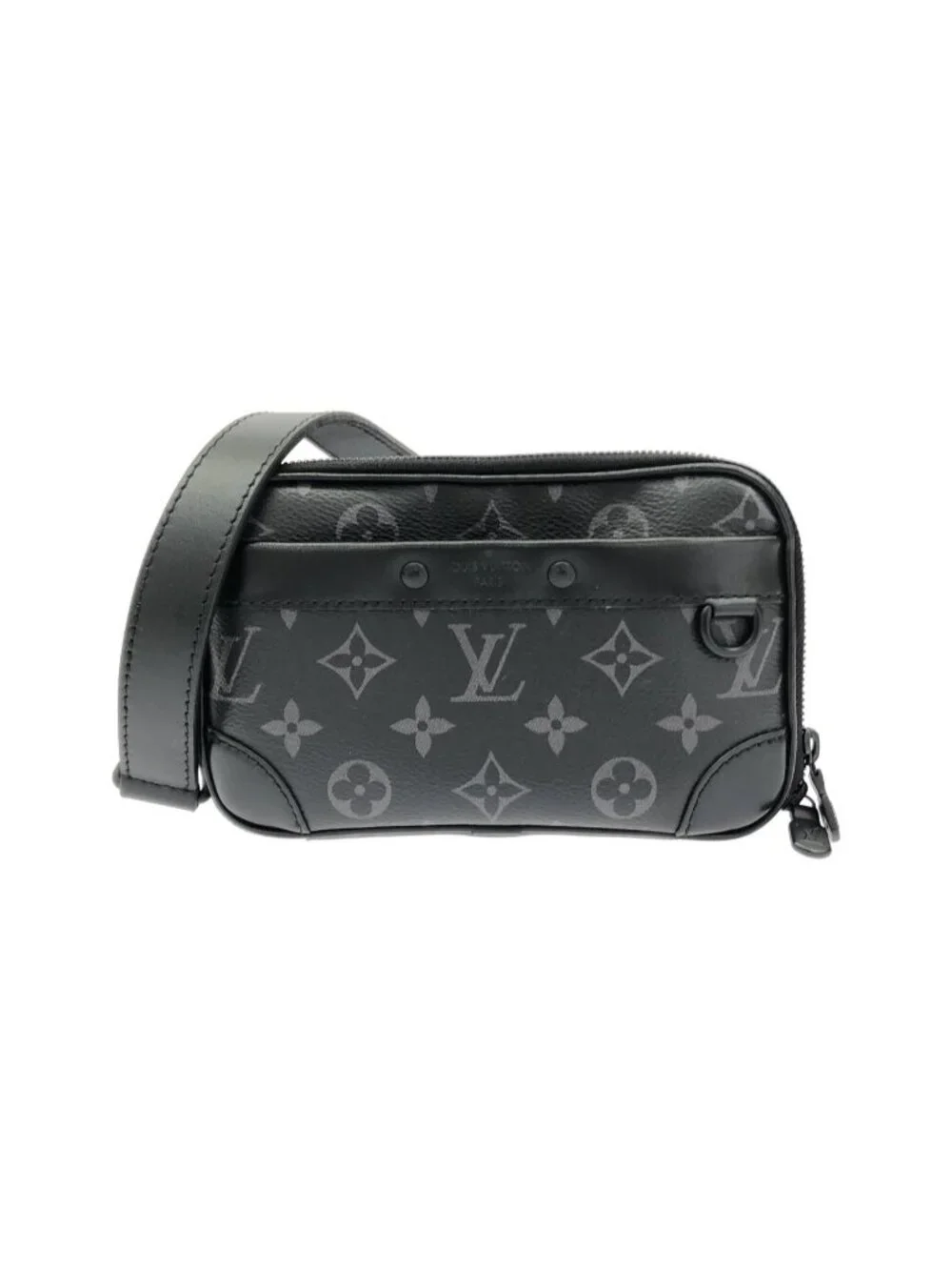 Louis Vuitton Monogram Eclipse Alpha Wearable Wallet Shoulder